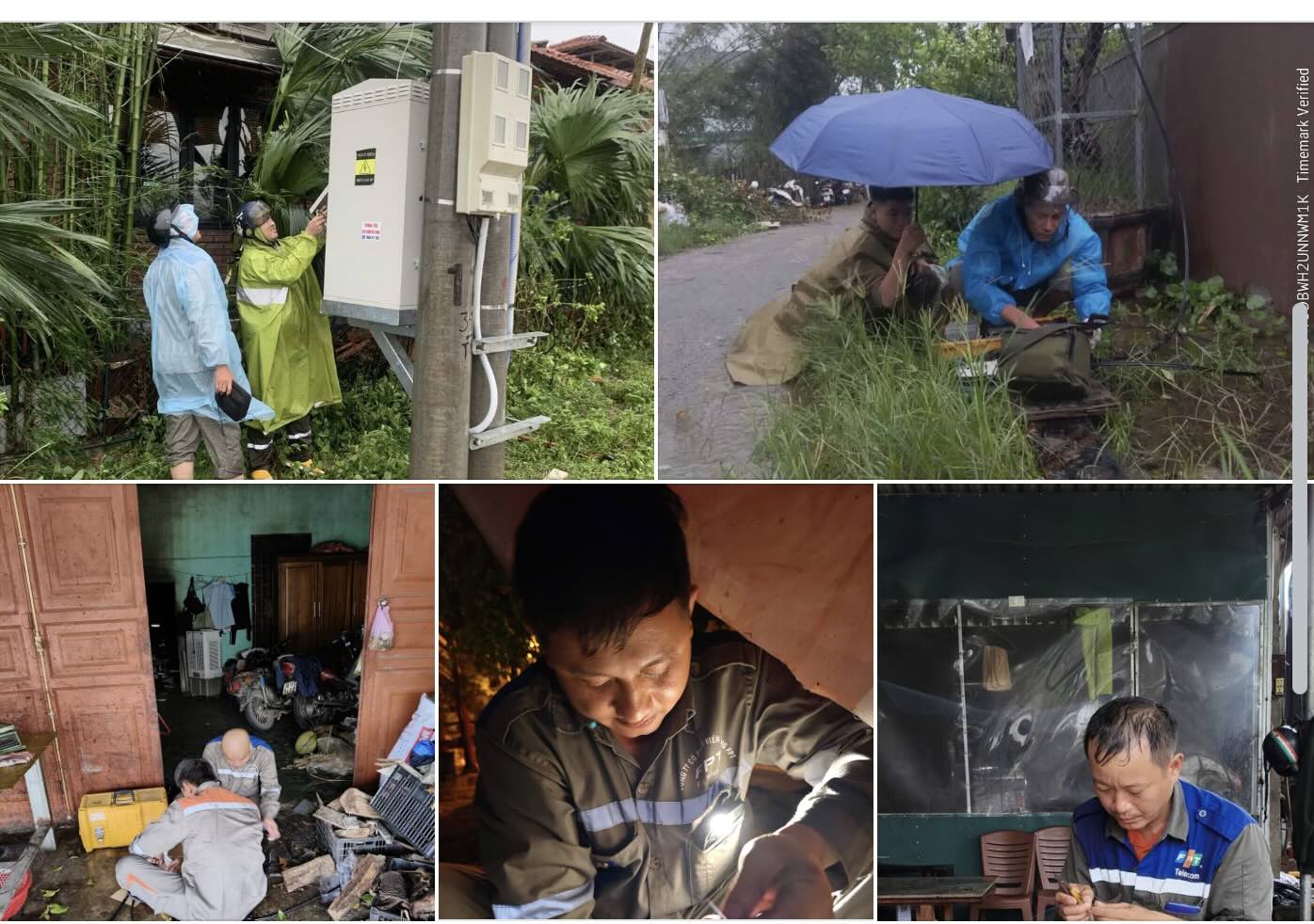 Kỹ thuật viên FPT Bình Dương đến tận nơi bảo trì mạng cho khách hàng